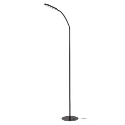 Rabalux Čierna stojacia LED lampa Adelmo 10W CCT 74009
