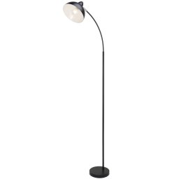Rabalux Čierna stojacia lampa Daron pre žiarovku E27 5240