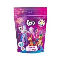 My Little Pony Colour Bath Tabs farebné šumivé tablety do kúpeľa 9x16g