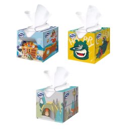 Zewa Kids Zoo Box papierové vreckovky 3vrstvové 60ks