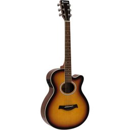 Elektro-akustická gitara AW-400 western sunburst Dimavery