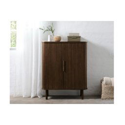 Furniria Dizajnová skrinka Parveen 113 cm dymový dub