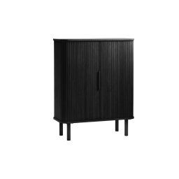 Furniria Dizajnová skrinka Parveen 113 cm čierny dub