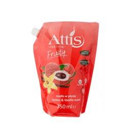 Attis tekuté mydlo Lychee & vanilka náhradná nápln 750ml