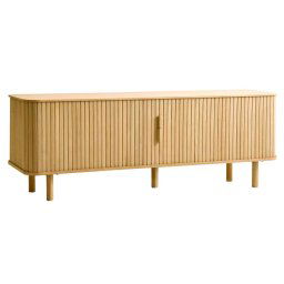Furniria Dizajnový TV stolík Parveen 160 cm prírodný dub