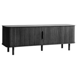 Furniria Dizajnový TV stolík Parveen 160 cm čierny dub