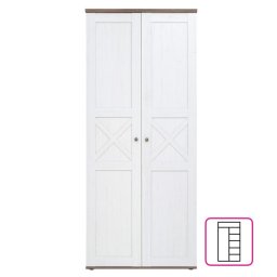 Kondela Skriňa, 97cm, kombinovaná, borovica canyon, dub sonoma trufel, TEINA SZF2D006