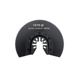 Yato Segmentový pilový list pro multifunkci HSS 88mm dřevo plast kov YT-34680