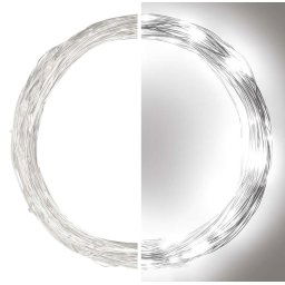 EMOS LED vianočný nano reťaz strieborný 10m D3AC01