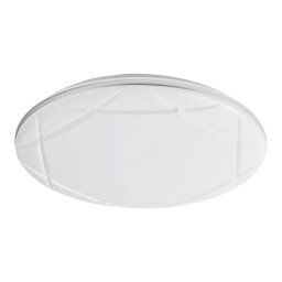 Rabalux Strieborné stropné LED svietidlo Oswald2 400mm 24W 71053