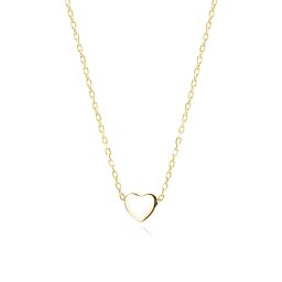 Olivie Strieborný choker SRDIEČKO GOLD 7036