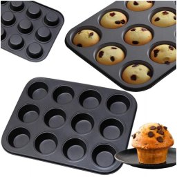 Forma na pečenie na muffiny pre 12 muffinov