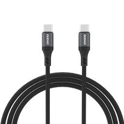 Dudao L3CC kábel USB-C - USB-C, 60W, 1,2 m, čierny