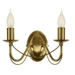 Candellux Patinové nástenné svietidlo Muza pre žiarovku 2x E14 22-69156