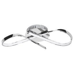 Rabalux Chrómové stropné LED svietidlo Aniela 450mm 20W 2187
