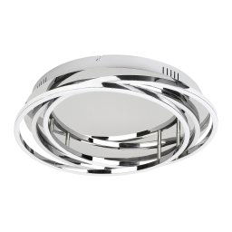 Rabalux Chrómové stropné LED svietidlo Selena 460mm 40W stmievateľné 2183