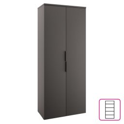 Kondela Skriňa, 75cm, policová, antracit, ADAPO ADP01
