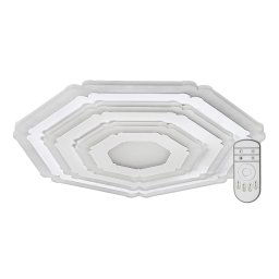 Rabalux Biele stropné LED svietidlo Taneli 500mm 41W CCT s DO 3100