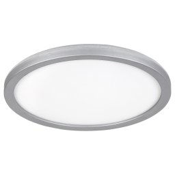 Rabalux Strieborné stropné LED svietidlo Lambert okrúhle 280mm 15W IP44 3358