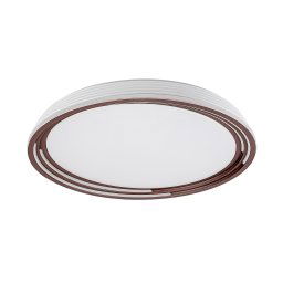 Rabalux Hnedé stropné LED svietidlo Valter 515mm 36W stmievateľné 3750