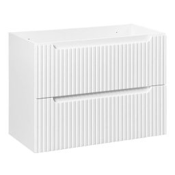 Skrinka pod umývadlo, 80cm, biela, NOVA WHITE 82-80-2S