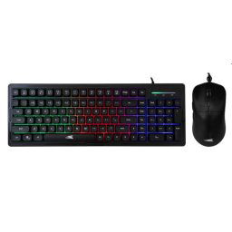 Baracuda Gaming set ORCA, gaming keyboard and gaming mouse, US, black ORCA-B