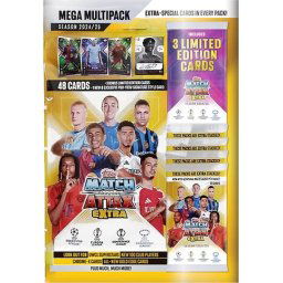 Futbalové karty Topps Match Attax EXTRA TCG 202425 UCC Mega Multipack