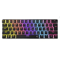 White Shark Gaming keyboard ASHIKO 2, blue switch, US, black ASHIKO-2-B-US-BLUE.S