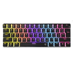 White Shark Gaming keyboard ASHIKO 2, red switch, US, black ASHIKO-2-B-US-RED.SW