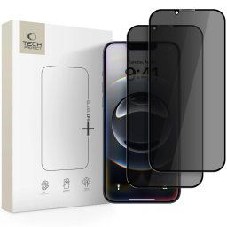 Tech-Protect Ochranné sklo Privacy, iPhone 13 / 13 Pro / 14 / 16e, 2 kusy