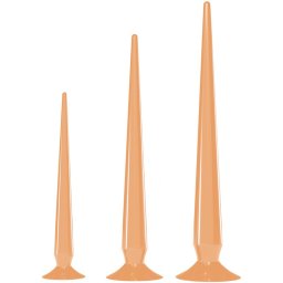 You2Toys Super Long Flexible Butt Plug Natur (3ks)