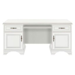 Kondela PC stôl, 160x74cm, alpská biela, KENTAK BIU2D2S