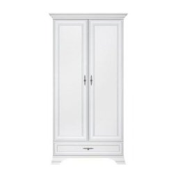 Kondela Skriňa, 99cm, vešiaková, alpská biela, KENTAK SZF2D1S