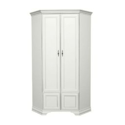 Kondela Rohová skriňa, 97cm, kombinovaná, alpská biela, KENTAK SZFN2D