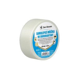Den Braven Samolepiaca sklotextilná mriežka na sadrokartón 48 mm x 90 m biela