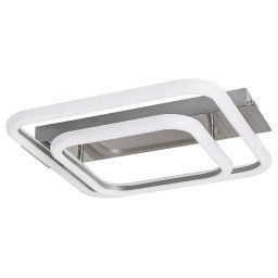 Rabalux Chrómové stropné LED svietidlo Fandral hranaté 310x350mm 33W 6996