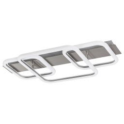 Rabalux Chrómové stropné LED svietidlo Fandral obdĺžnikové 310x600mm 42W 6997