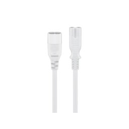 Kábel predlžovací C7/C8 GOOBAY 97200 2m White