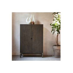 Furniria Dizajnová skrinka Takayoshi 130 cm tmavohnedá
