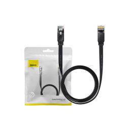 Kábel UTP RJ45/RJ45 Cat5 1,5m BASEUS plochý Black