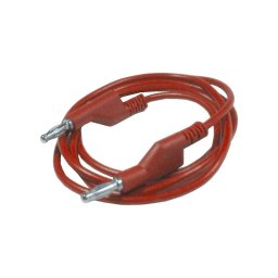 Kábel prepojovací 1mm2/2m s banánmi červený HADEX N535A