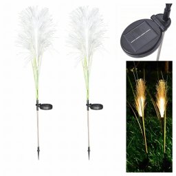 Solárna LED záhradná lampa - Pampas Grass 2 ks | 85 cm