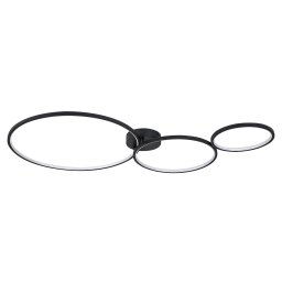 Rabalux Čierne stropné LED svietidlo Formand 1150mm 38W 71297