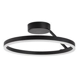 Rabalux Čierne stropné LED svietidlo Isaure 400mm 24W CCT 71302