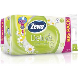 Zewa Deluxe Aquatube Camomile Comfort toaletný papier 16ks