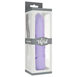 Classic Get Real - realistick, siliknov vibrtor (fialov)