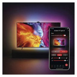 EMOS GoSmart Ambientné LED RGB osvetlenie za TV 65“ (164cm) s WiFi ZTV65