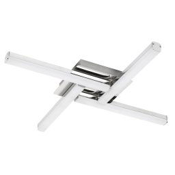 Rabalux Chrómové stropné LED svietidlo Antonia 610x610mm 24W IP44 5896