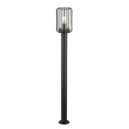 Rabalux Čierny záhradný stĺpik Tarpa pre žiarovku E27 100cm 77108