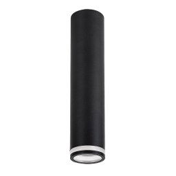 Rabalux Čierne stropné svietidlo Senobia 240mm pre žiarovku GU10 73031